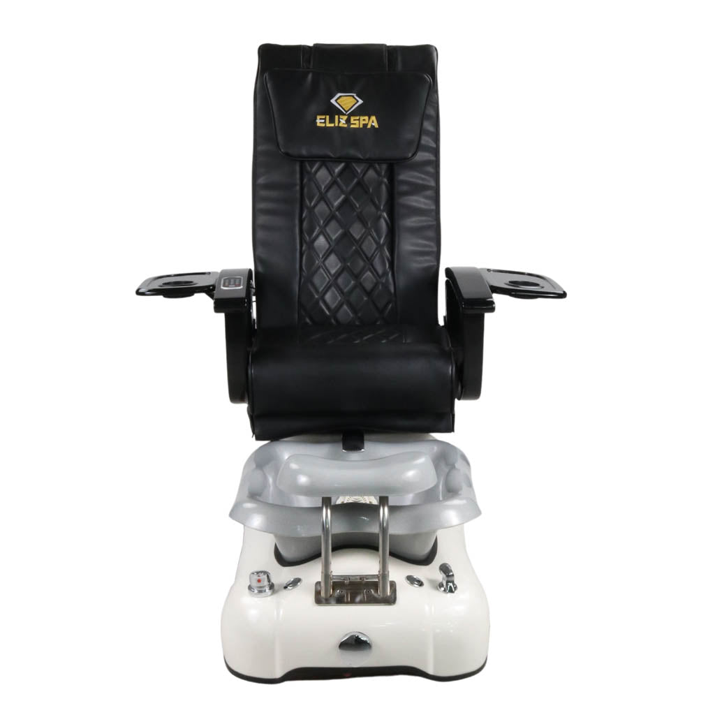 Pedicure Spa Chair - Dusk Black | Black | White Pedicure Chair