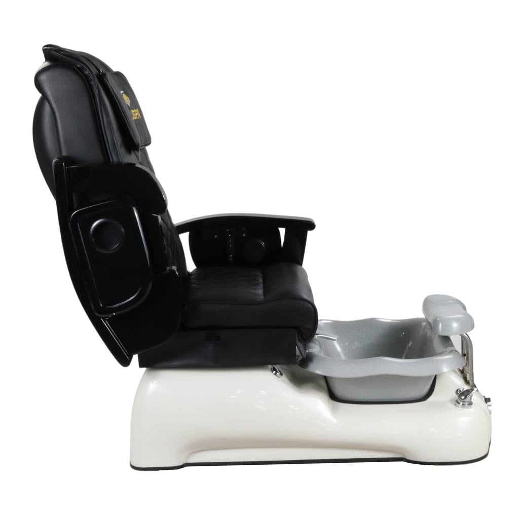 Pedicure Spa Chair - Dusk Black | Black | White Pedicure Chair