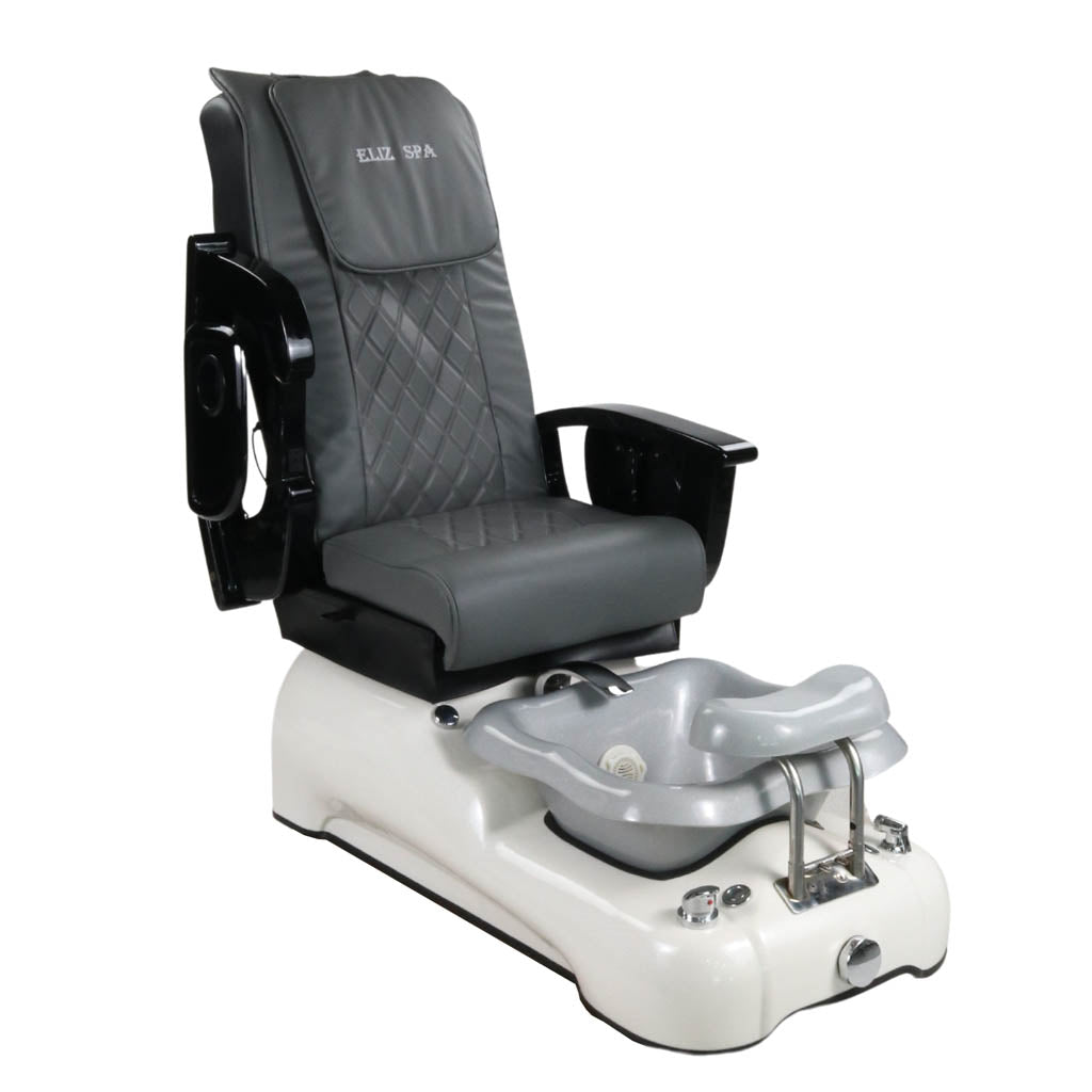 Pedicure Spa Chair - Dusk Black | Grey | White Pedicure Chair