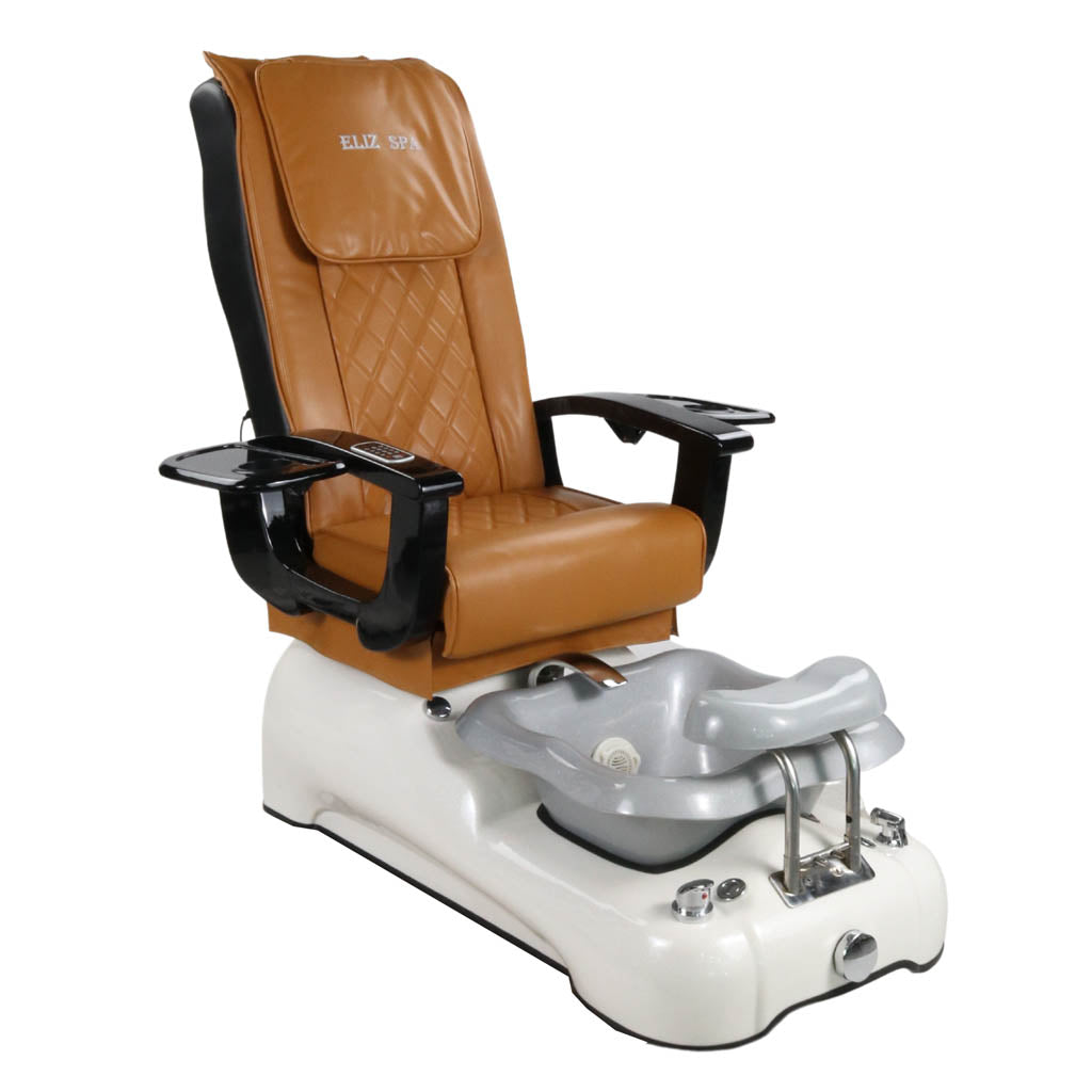 Pedicure Spa Chair - Dusk Black | Mustard | White Pedicure Chair