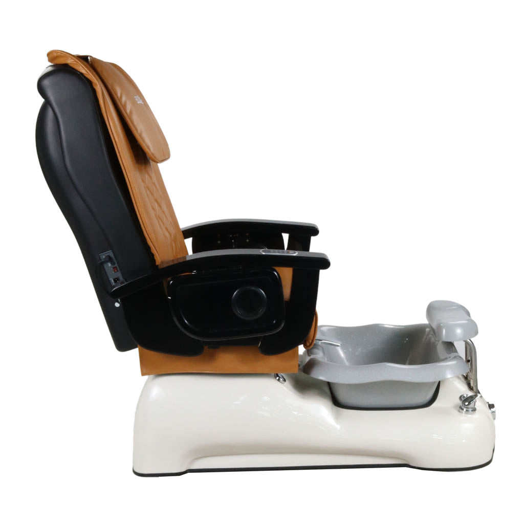 Pedicure Spa Chair - Dusk Black | Mustard | White Pedicure Chair