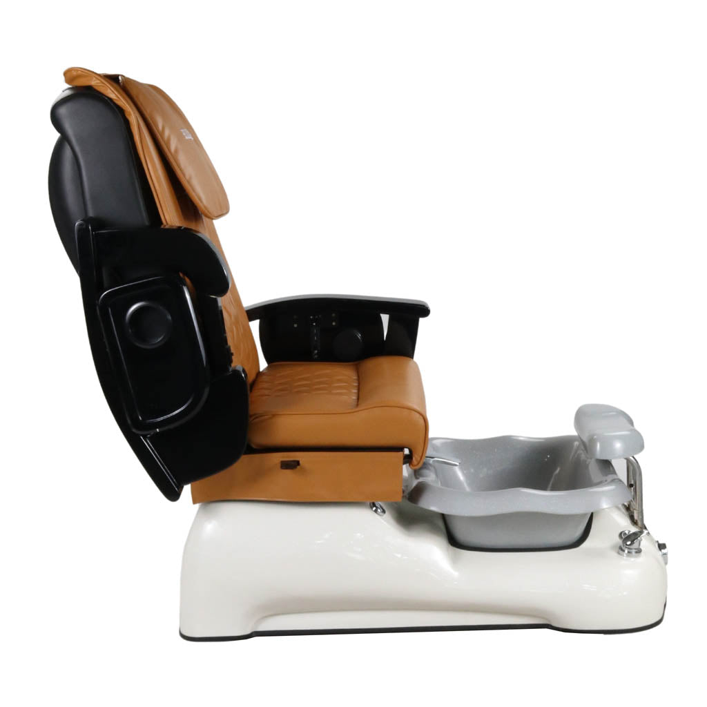 Pedicure Spa Chair - Dusk Black | Mustard | White Pedicure Chair