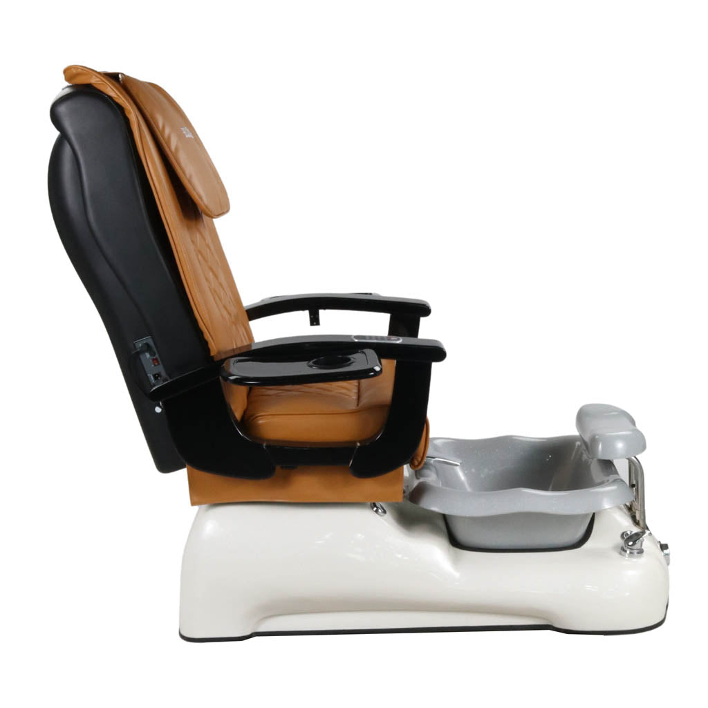 Pedicure Spa Chair - Dusk Black | Mustard | White Pedicure Chair