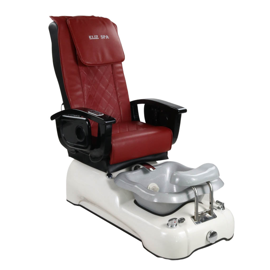 Pedicure Spa Chair - Dusk Black | Red | White Pedicure Chair