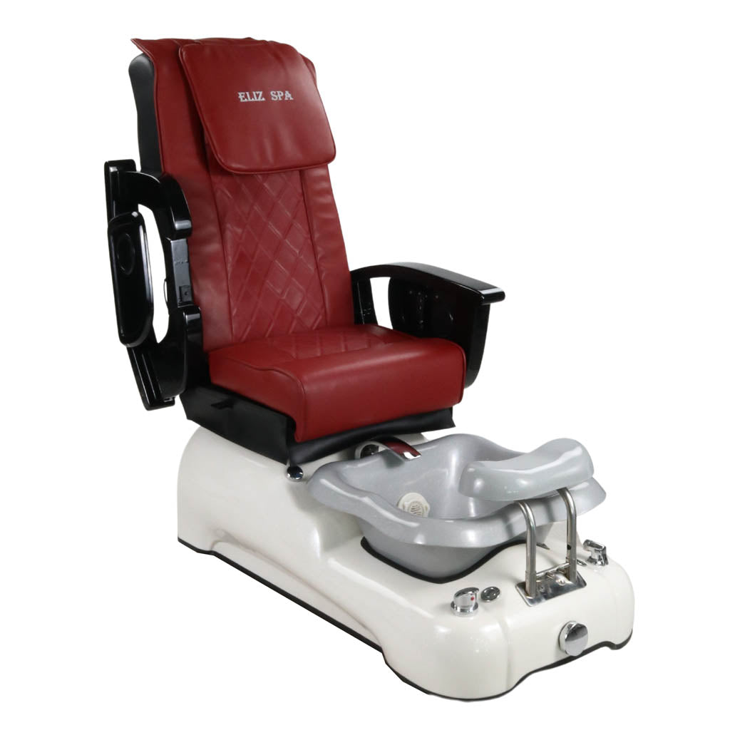Pedicure Spa Chair - Dusk Black | Red | White Pedicure Chair