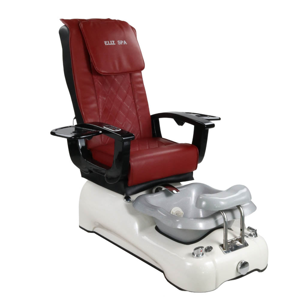 Pedicure Spa Chair - Dusk Black | Red | White Pedicure Chair