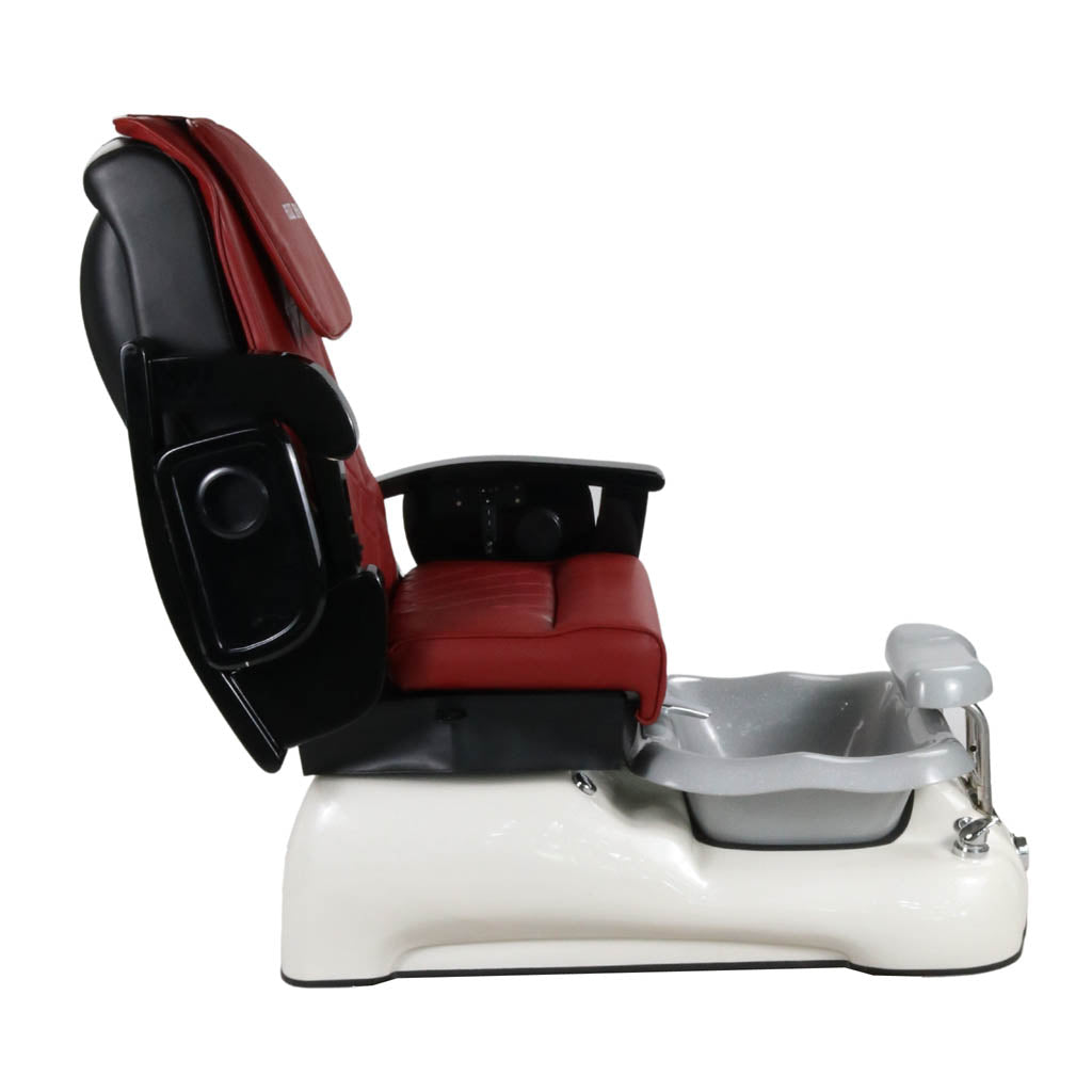 Pedicure Spa Chair - Dusk Black | Red | White Pedicure Chair