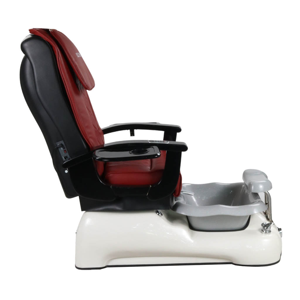 Pedicure Spa Chair - Dusk Black | Red | White Pedicure Chair