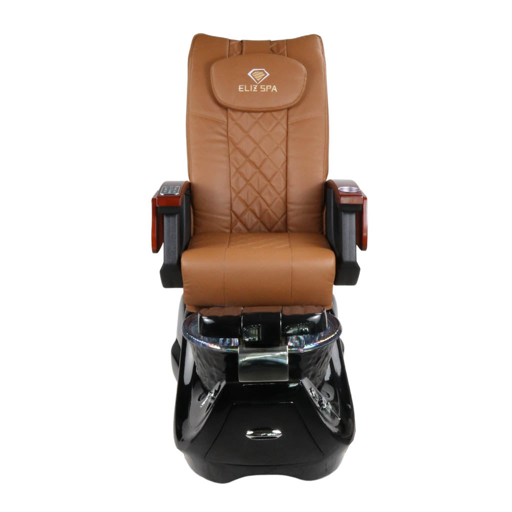 Pedicure Spa Chair - Oracle Wood | Cappuccino | Black Pedicure Chair