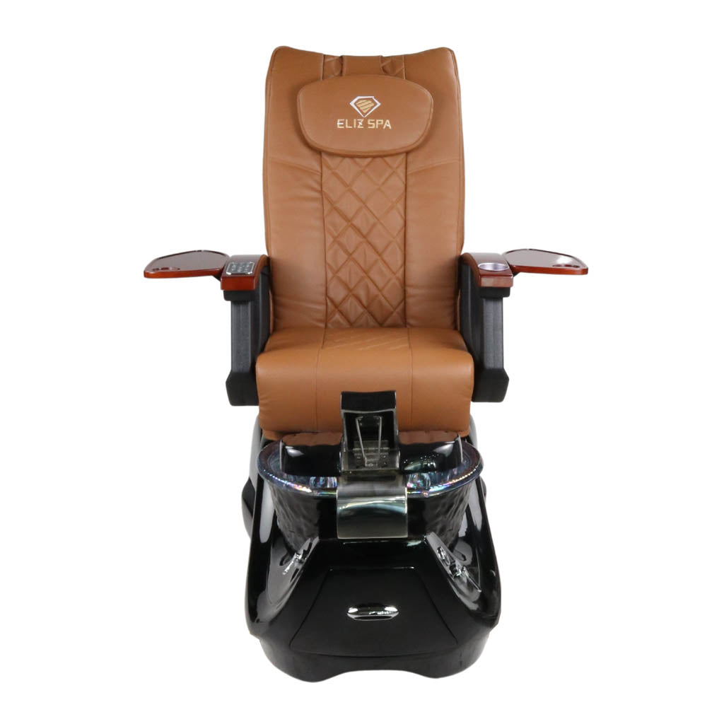 Pedicure Spa Chair - Oracle Wood | Cappuccino | Black Pedicure Chair