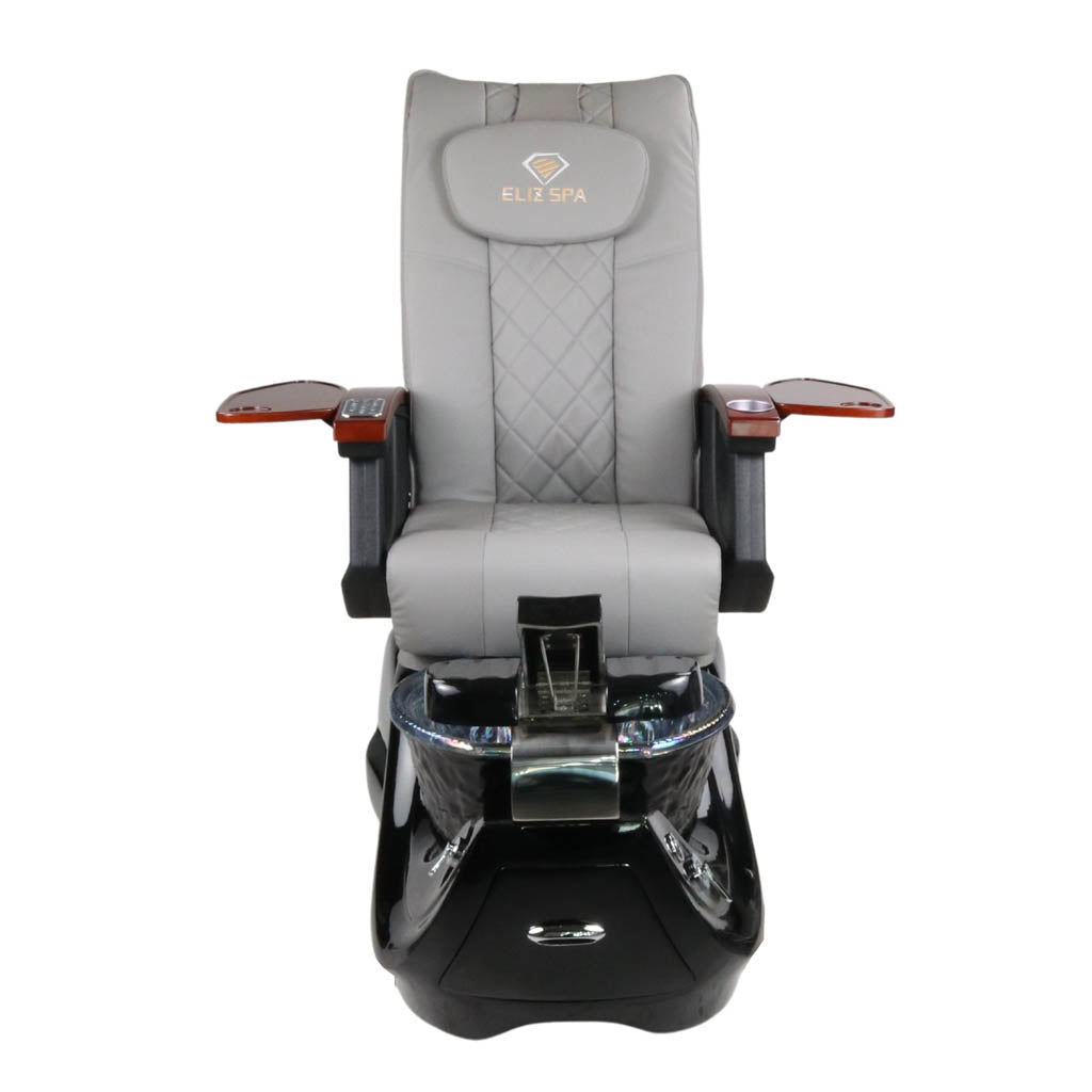 Pedicure Spa Chair - Oracle Wood | Grey | Black Pedicure Chair