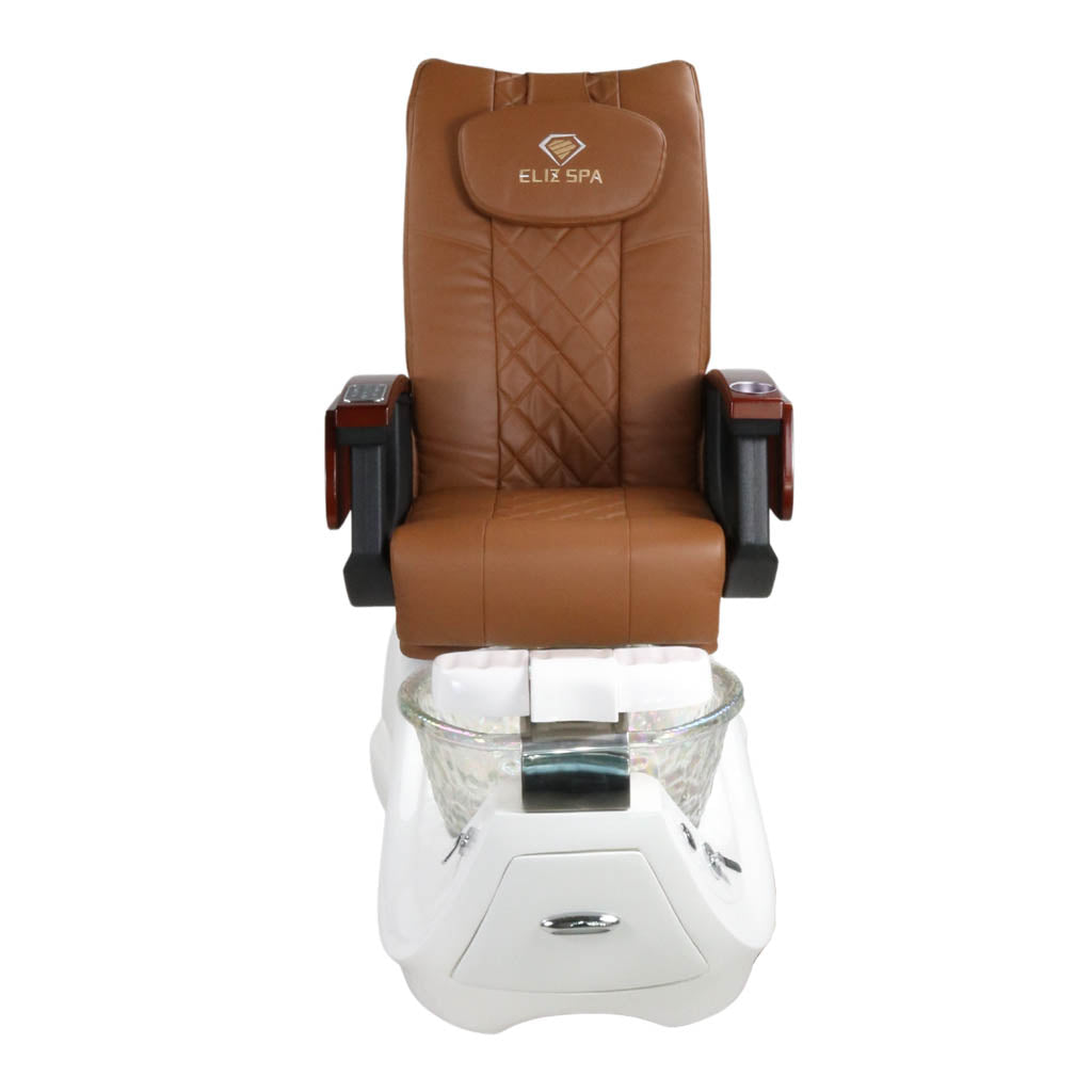 Pedicure Spa Chair - Oracle Wood | Cappuccino | White Pedicure Chair