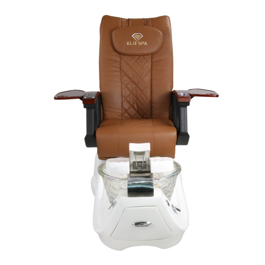 Pedicure Spa Chair - Oracle Wood | Cappuccino | White Pedicure Chair