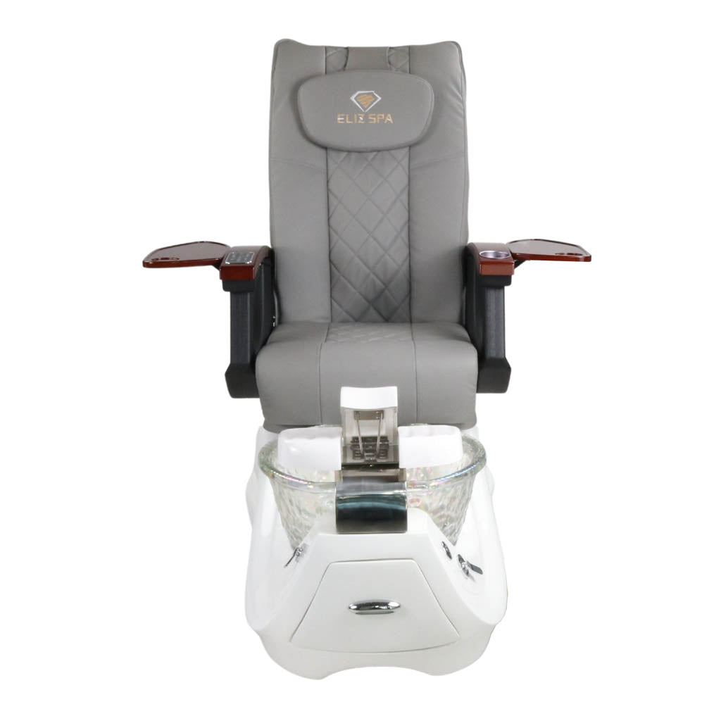 Pedicure Spa Chair - Oracle Wood | Grey | White Pedicure Chair