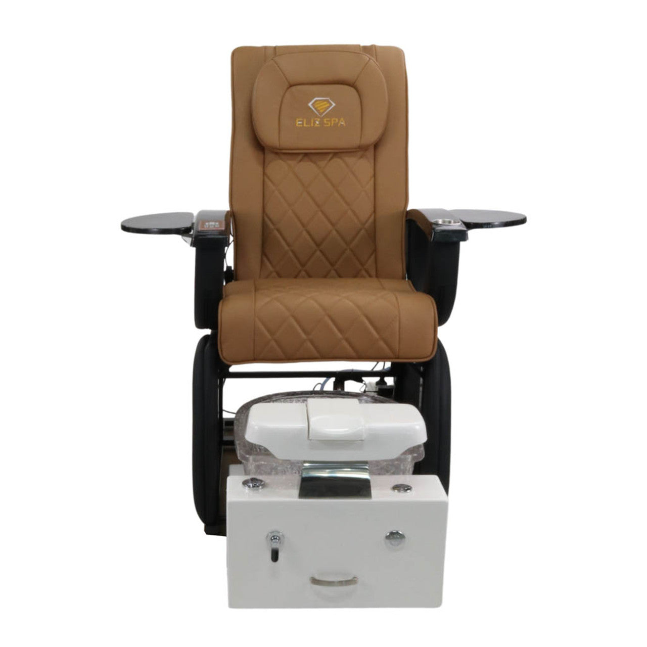 Pedicure Spa Chair - Omega Retractable Black | Cappuccino | White Pedicure Chair
