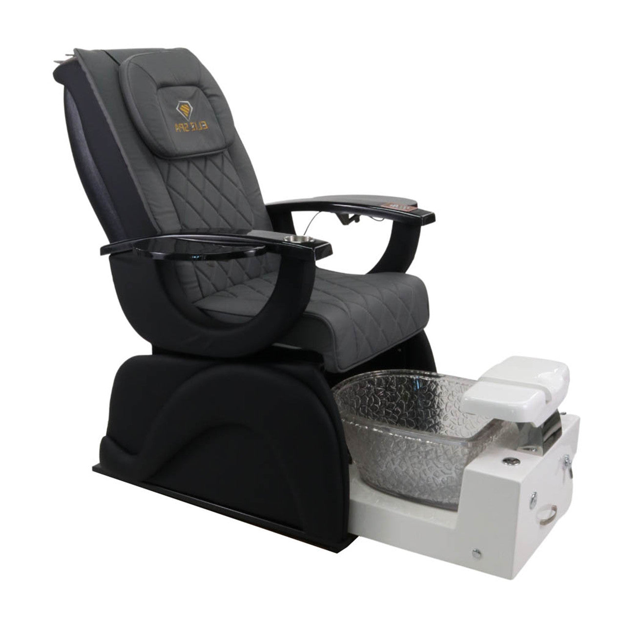 Pedicure Spa Chair - Omega Retractable Black | Grey | White Pedicure Chair
