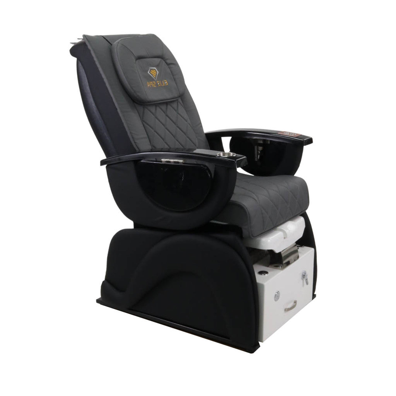 Pedicure Spa Chair - Omega Retractable Black | Grey | White Pedicure Chair