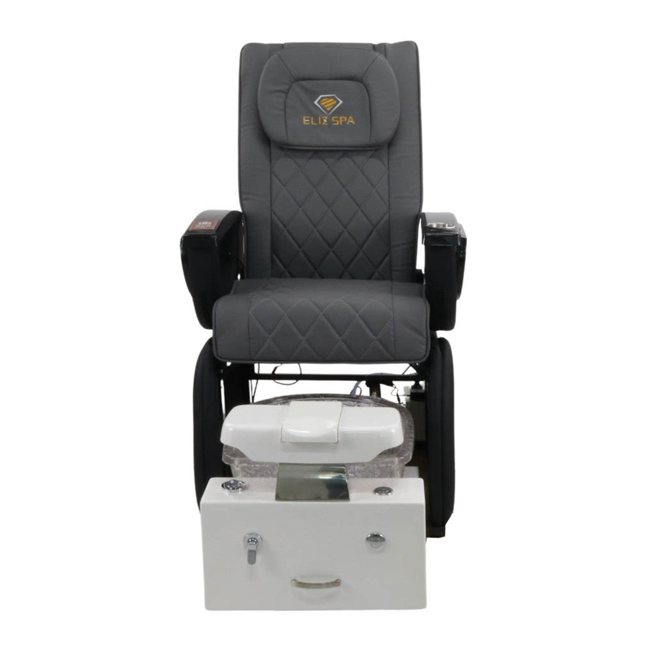 Pedicure Spa Chair - Omega Retractable Black | Grey | White Pedicure Chair