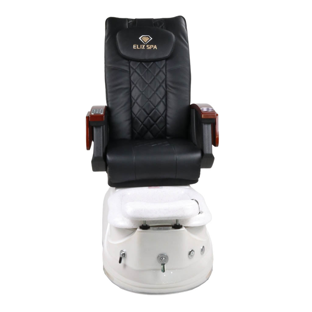 Pedicure Spa Chair - Pearl Wood | Black | White Pedicure Chair