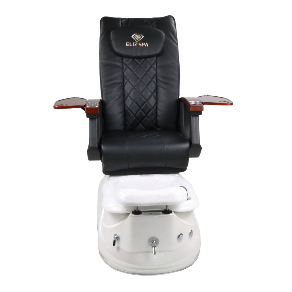 Pedicure Spa Chair - Pearl Wood | Black | White Pedicure Chair