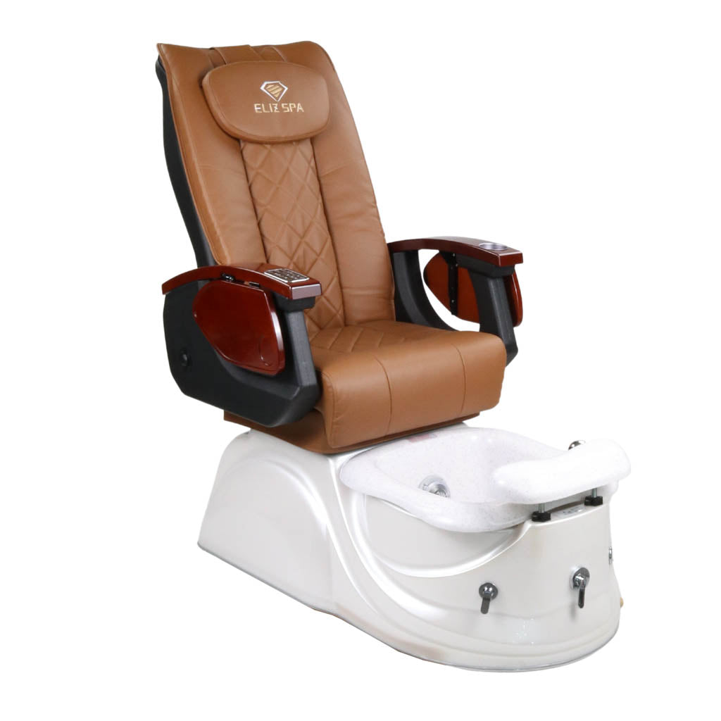 Pedicure Spa Chair - Pearl Wood | Cappuccino | White Pedicure Chair