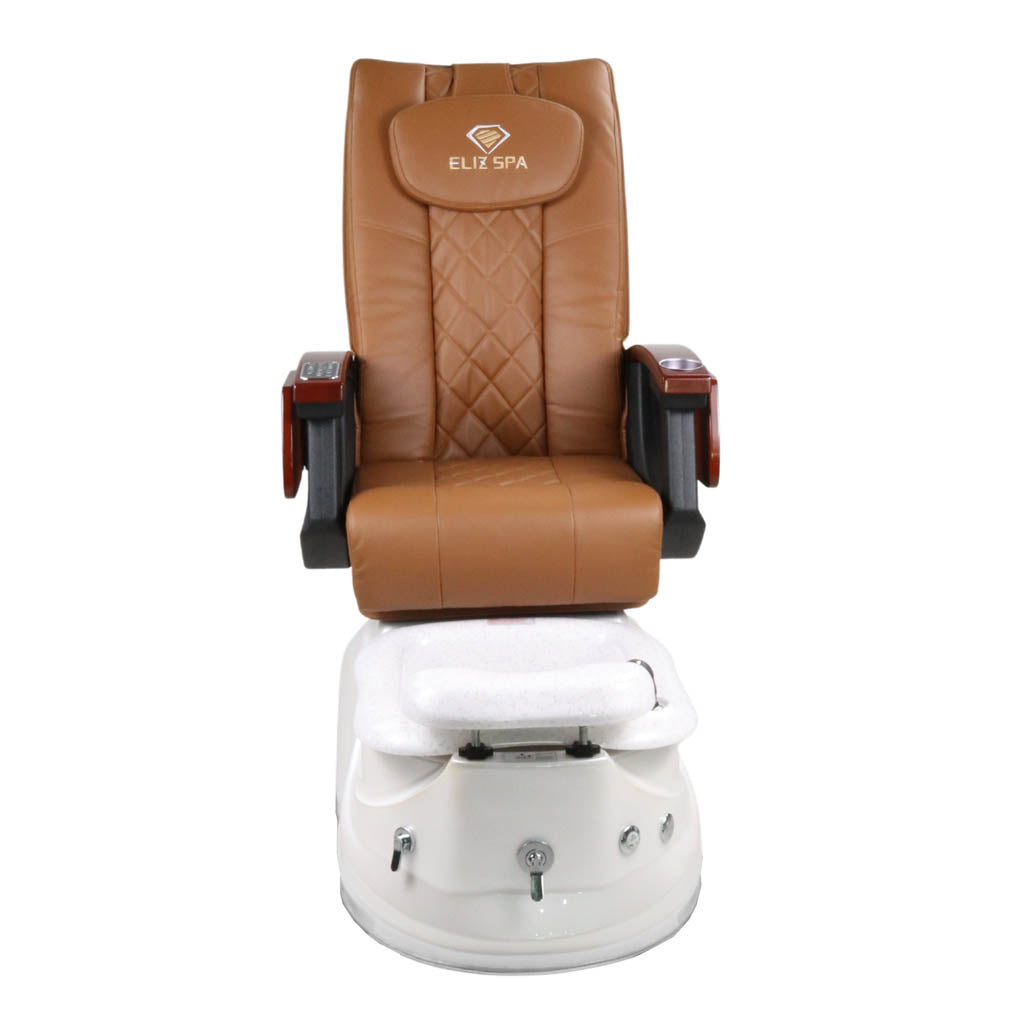 Pedicure Spa Chair - Pearl Wood | Cappuccino | White Pedicure Chair