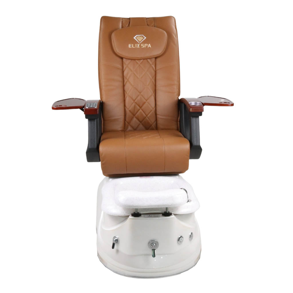 Pedicure Spa Chair - Pearl Wood | Cappuccino | White Pedicure Chair