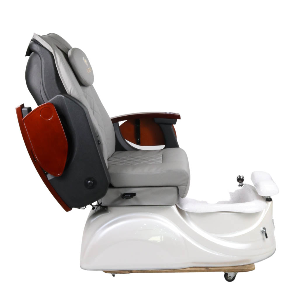 Pedicure Spa Chair - Pearl Black | Grey | White Pedicure Chair