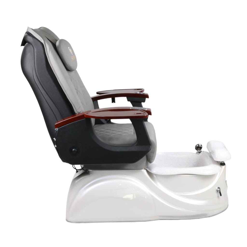 Pedicure Spa Chair - Pearl Black | Grey | White Pedicure Chair