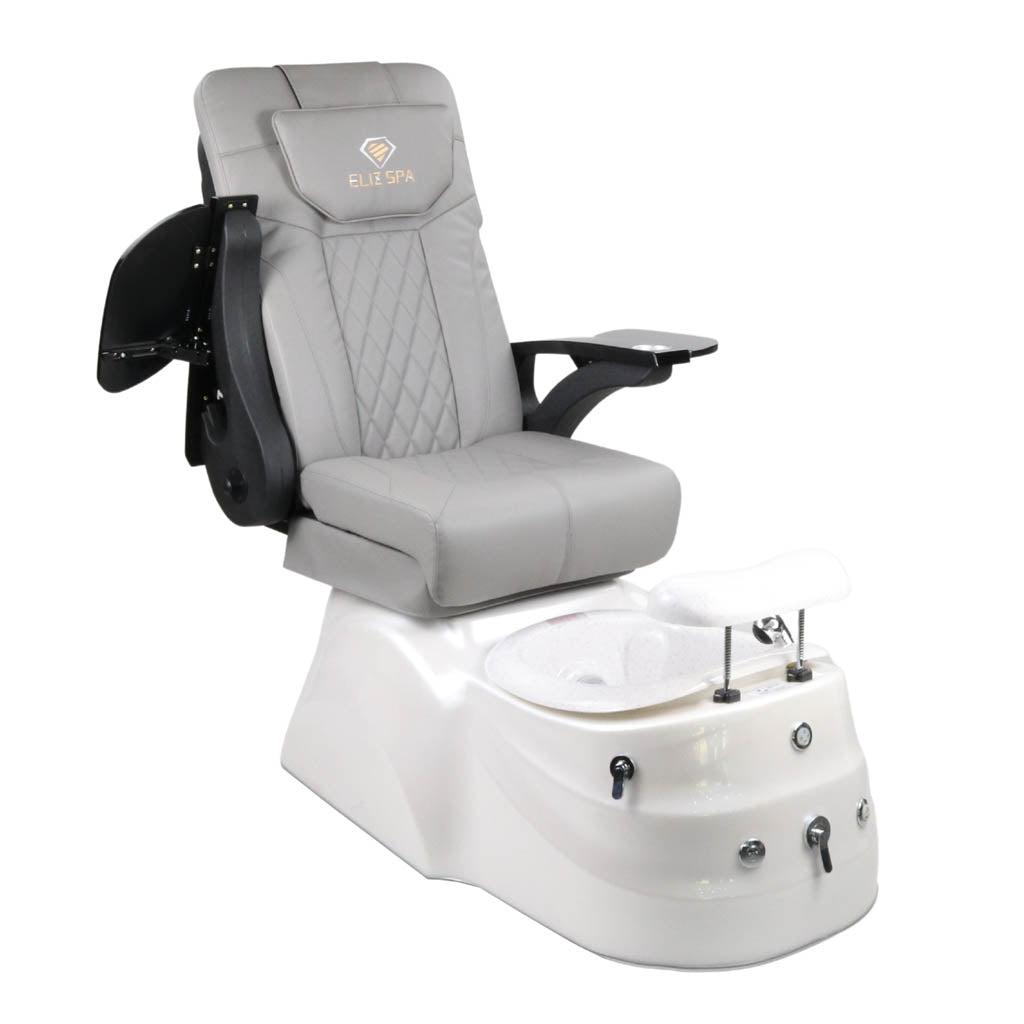 Pedicure Spa Chair - Quartz Black | Grey | White Pedicure Chair