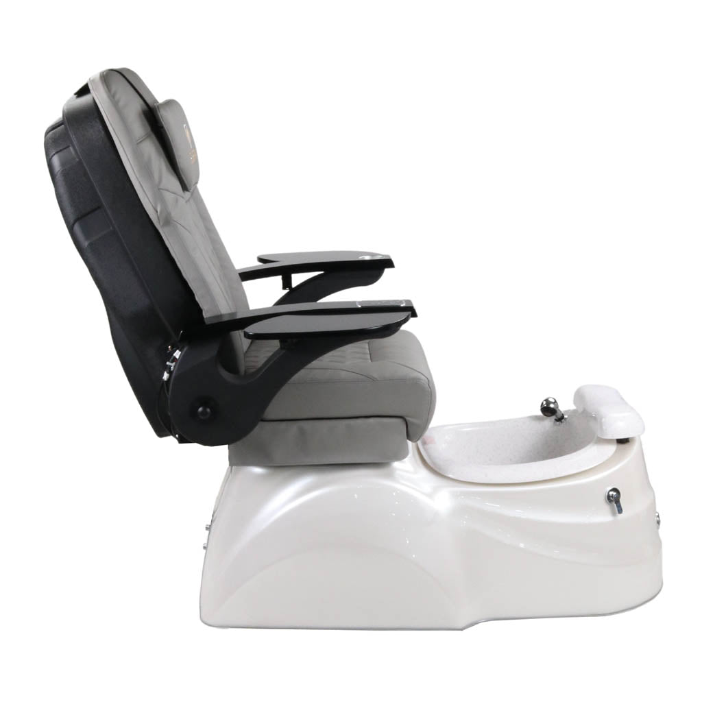 Pedicure Spa Chair - Quartz Black | Grey | White Pedicure Chair