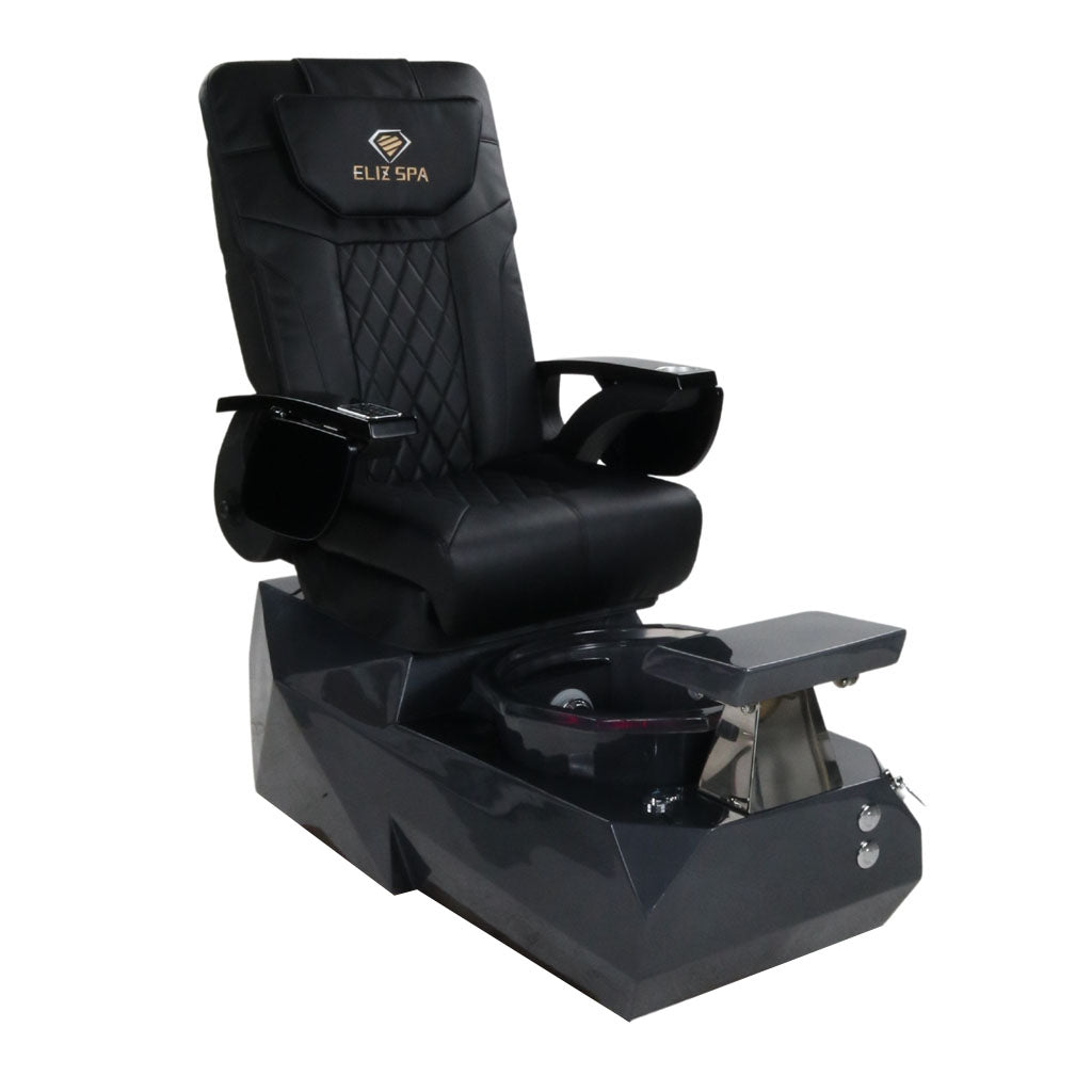 Pedicure Spa Chair - Eclipse Black | Black | Black Pedicure Chair