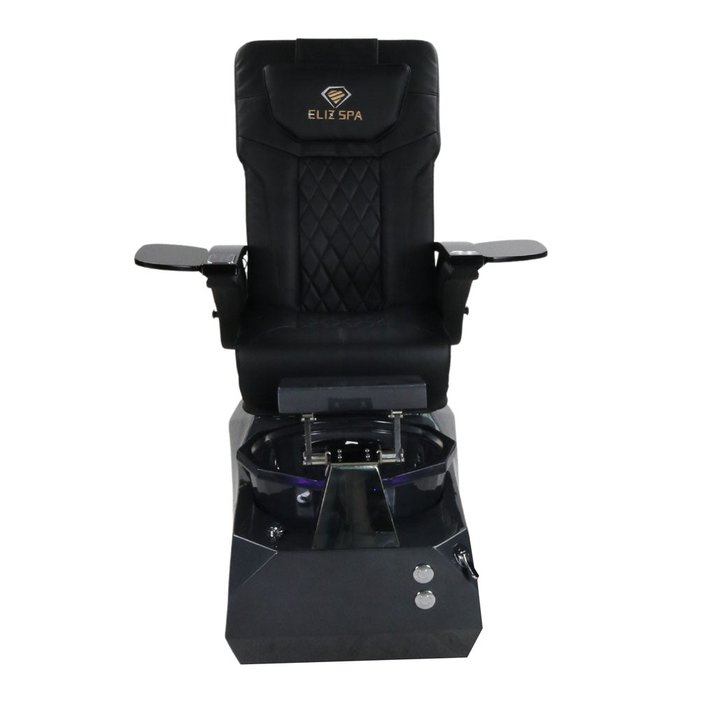 Pedicure Spa Chair - Eclipse Black | Black | Black Pedicure Chair