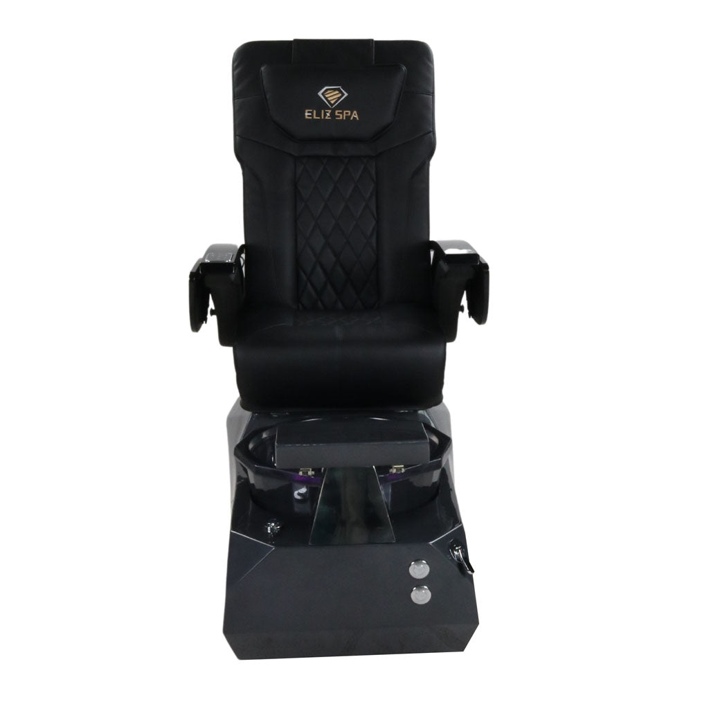 Pedicure Spa Chair - Eclipse Black | Black | Black Pedicure Chair