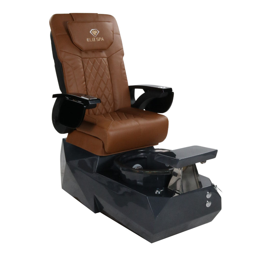 Pedicure Spa Chair - Eclipse Black | Cappuccino | Black Pedicure Chair