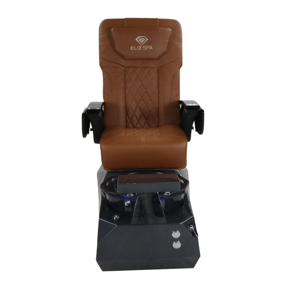 Pedicure Spa Chair - Eclipse Black | Cappuccino | Black Pedicure Chair