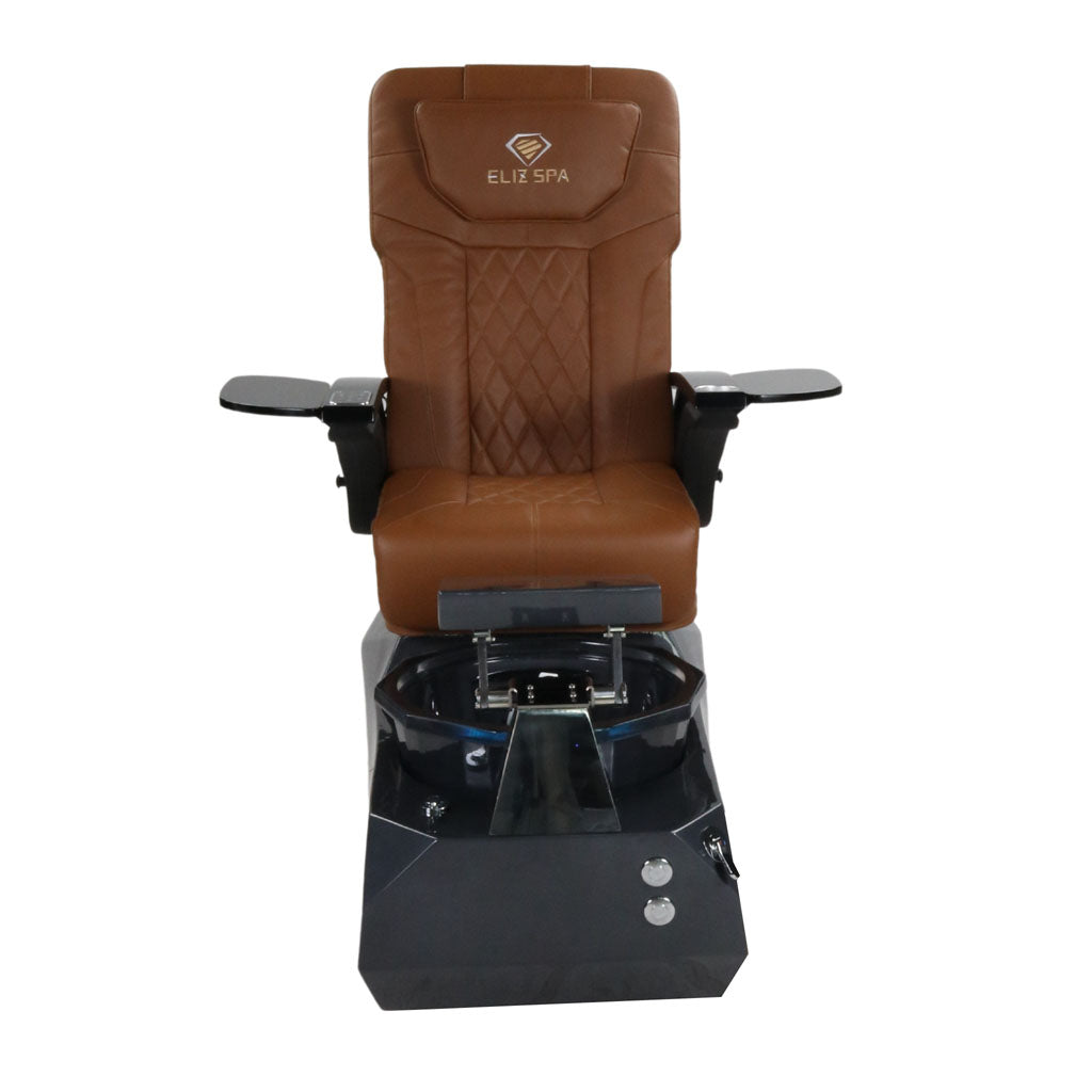 Pedicure Spa Chair - Eclipse Black | Cappuccino | Black Pedicure Chair