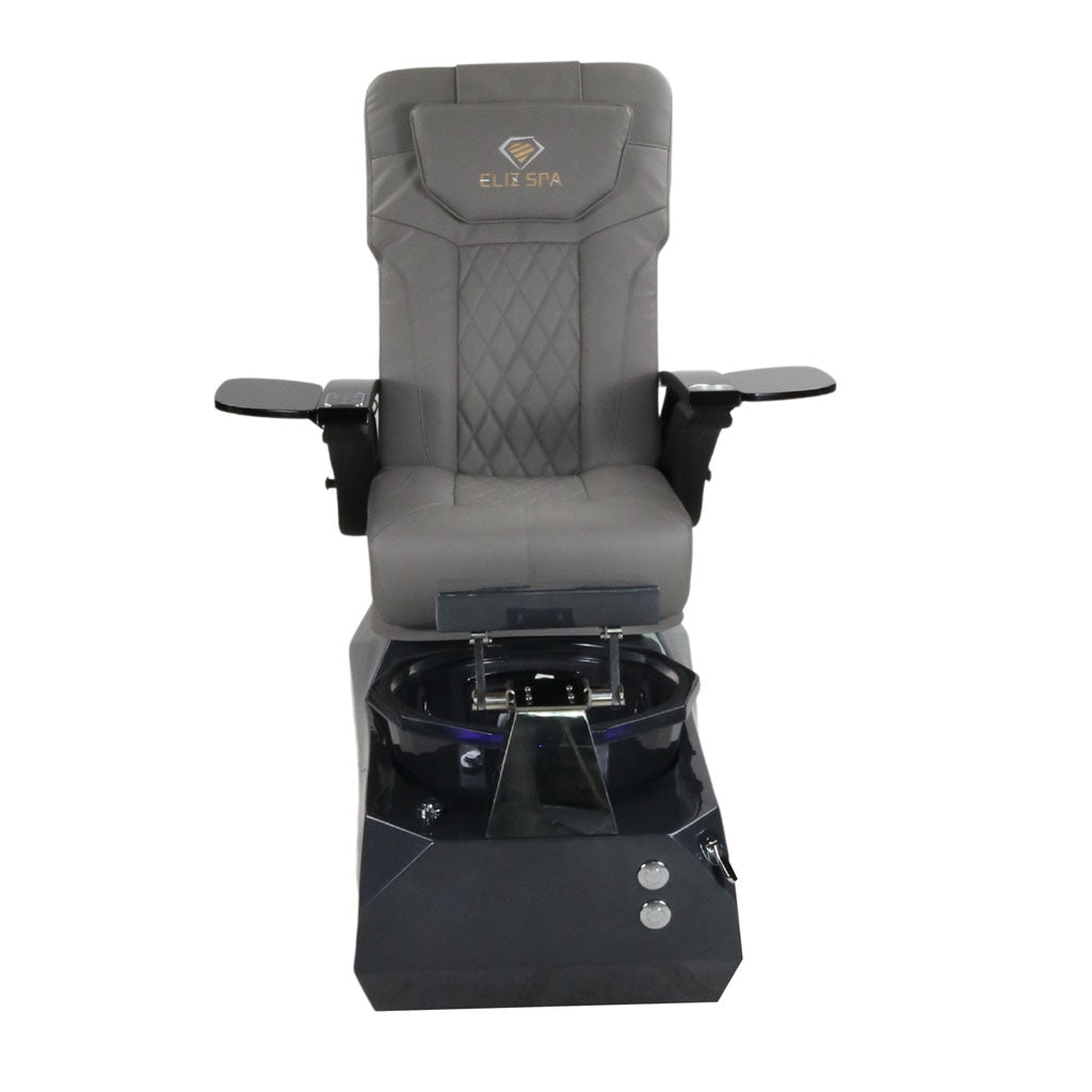 Pedicure Spa Chair - Eclipse Black | Grey | Black Pedicure Chair