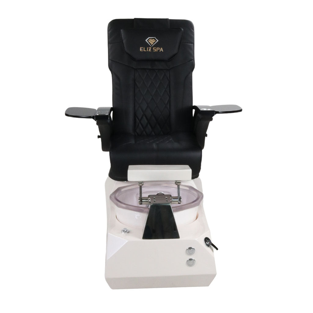 Pedicure Spa Chair - Eclipse Black | Black | White Pedicure Chair