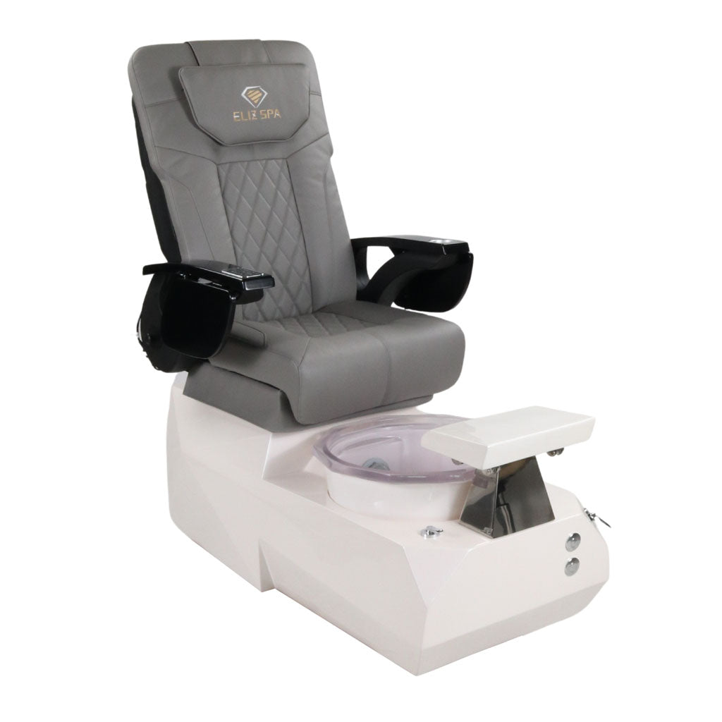 Pedicure Spa Chair - Eclipse Black | Grey | White Pedicure Chair