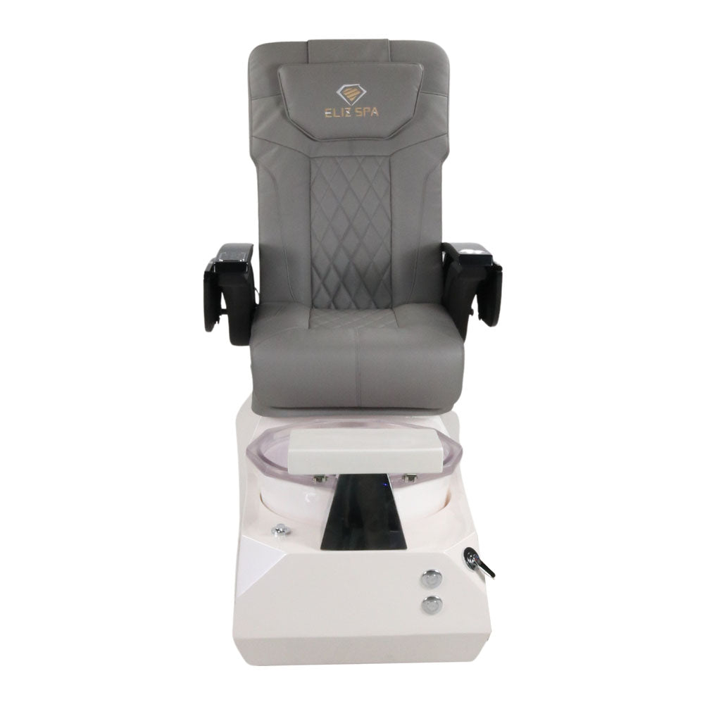 Pedicure Spa Chair - Eclipse Black | Grey | White Pedicure Chair
