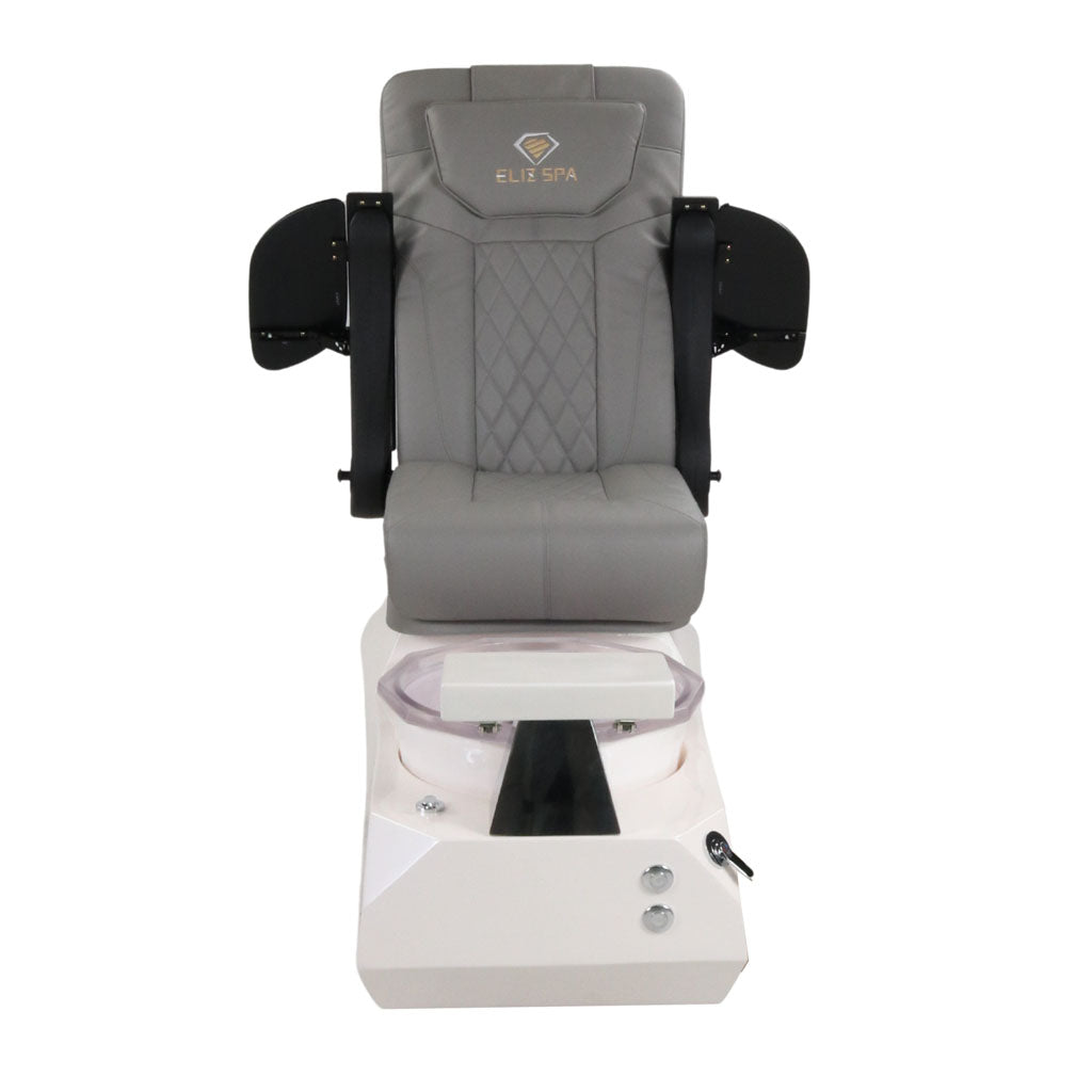 Pedicure Spa Chair - Eclipse Black | Grey | White Pedicure Chair