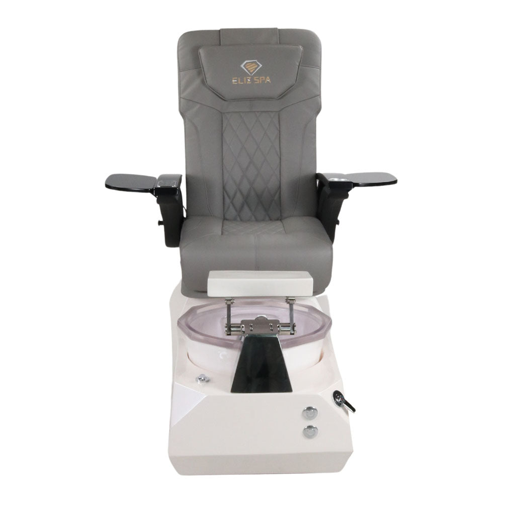 Pedicure Spa Chair - Eclipse Black | Grey | White Pedicure Chair