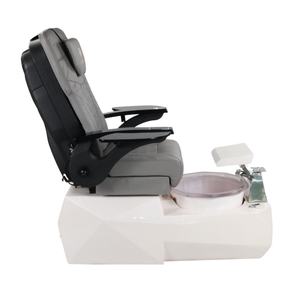 Pedicure Spa Chair - Eclipse Black | Grey | White Pedicure Chair