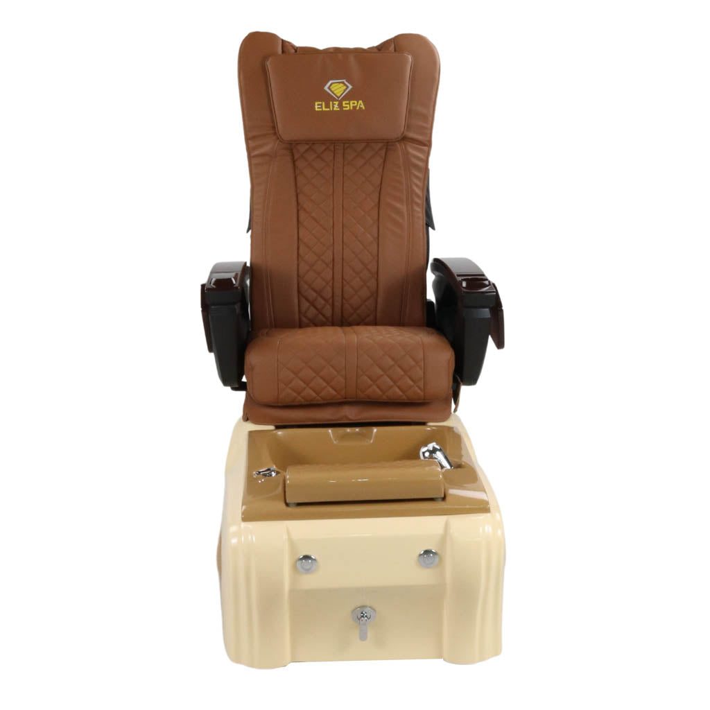 Pedicure Spa Chair - Expresso Wood | Cappuccino | Cream Pedicure Chair