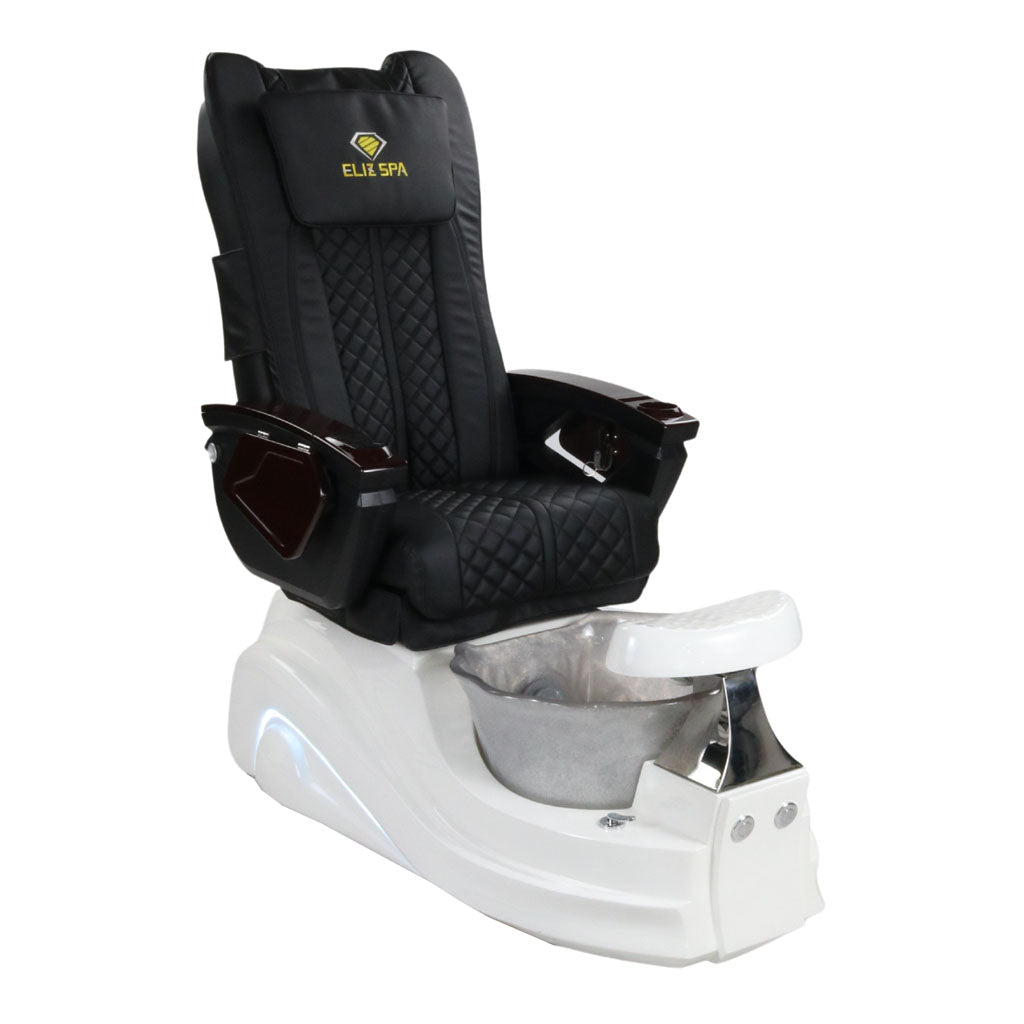 Pedicure Spa Chair - Frost Wood | Black | White Pedicure Chair