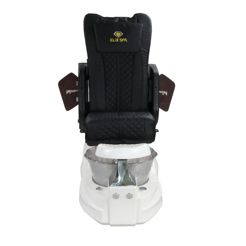 Pedicure Spa Chair - Frost Wood | Black | White Pedicure Chair