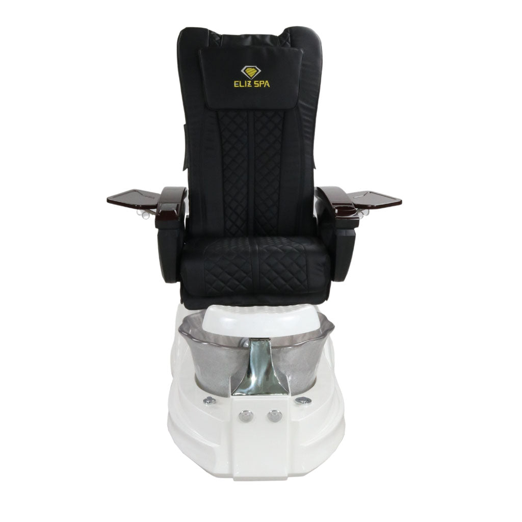 Pedicure Spa Chair - Frost Wood | Black | White Pedicure Chair