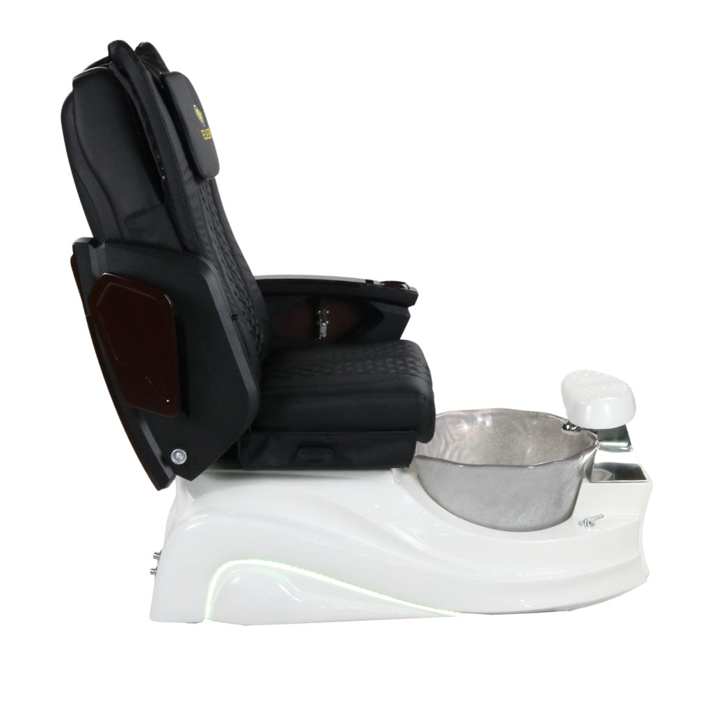 Pedicure Spa Chair - Frost Wood | Black | White Pedicure Chair