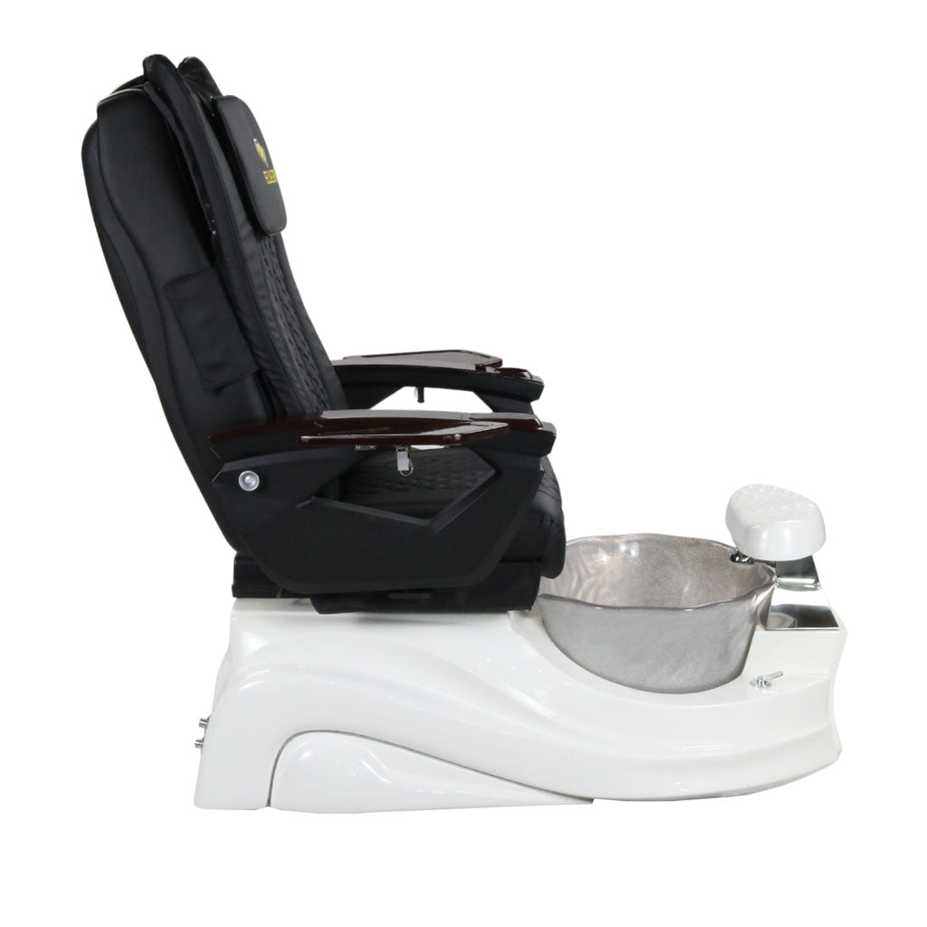 Pedicure Spa Chair - Frost Wood | Black | White Pedicure Chair